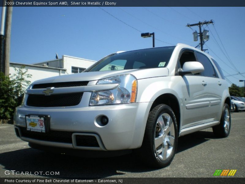 Silver Ice Metallic / Ebony 2009 Chevrolet Equinox Sport AWD
