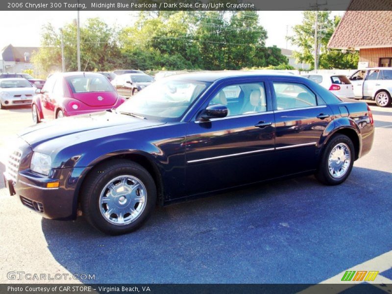 Midnight Blue Pearlcoat / Dark Slate Gray/Light Graystone 2006 Chrysler 300 Touring
