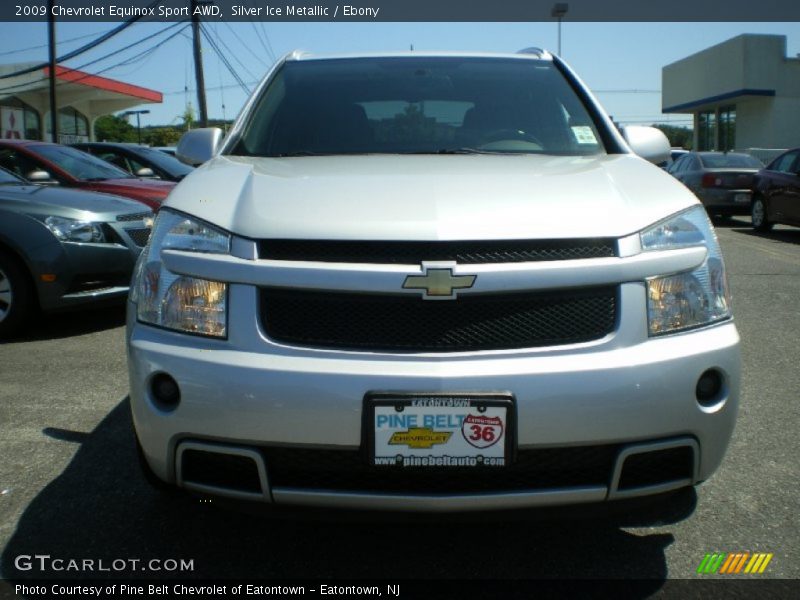 Silver Ice Metallic / Ebony 2009 Chevrolet Equinox Sport AWD