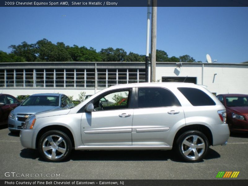 Silver Ice Metallic / Ebony 2009 Chevrolet Equinox Sport AWD