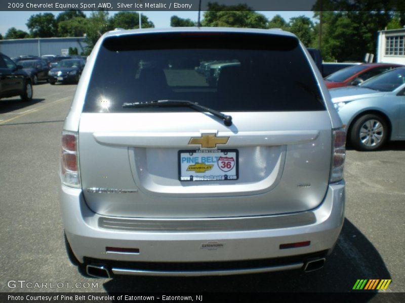 Silver Ice Metallic / Ebony 2009 Chevrolet Equinox Sport AWD