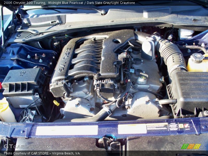 Midnight Blue Pearlcoat / Dark Slate Gray/Light Graystone 2006 Chrysler 300 Touring