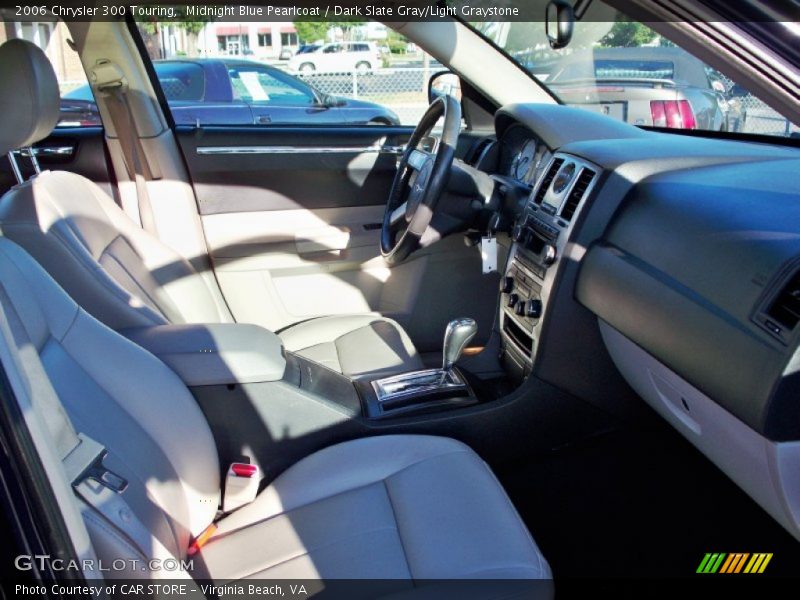 Midnight Blue Pearlcoat / Dark Slate Gray/Light Graystone 2006 Chrysler 300 Touring
