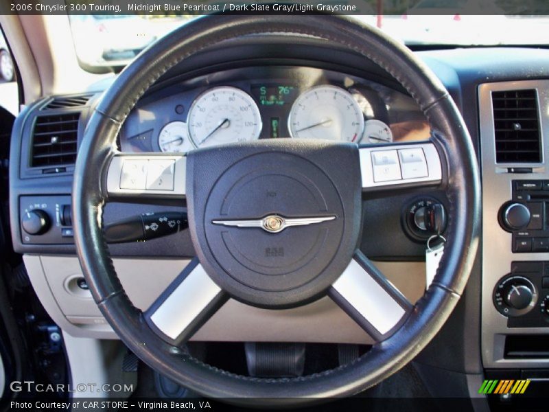 Midnight Blue Pearlcoat / Dark Slate Gray/Light Graystone 2006 Chrysler 300 Touring