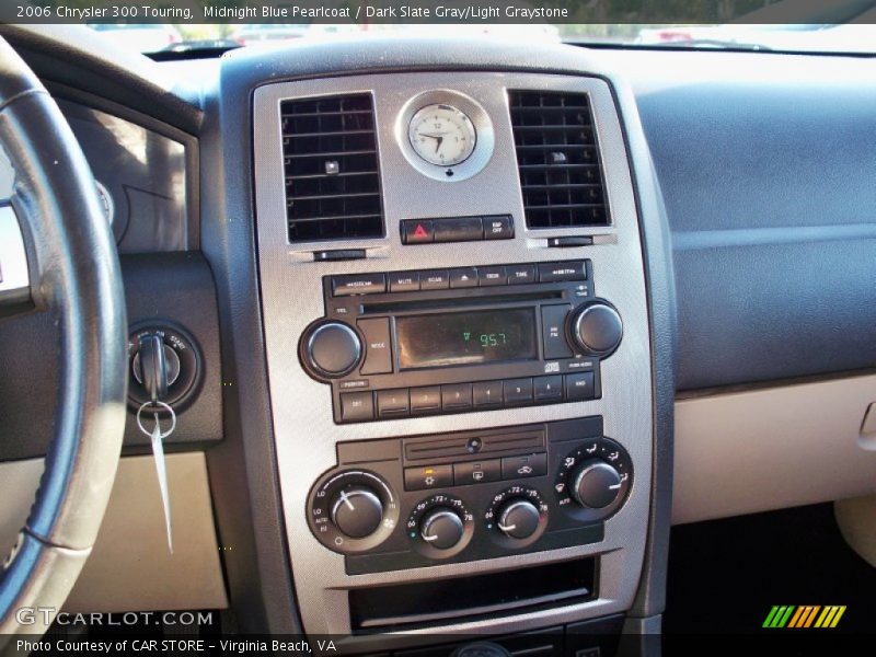Midnight Blue Pearlcoat / Dark Slate Gray/Light Graystone 2006 Chrysler 300 Touring