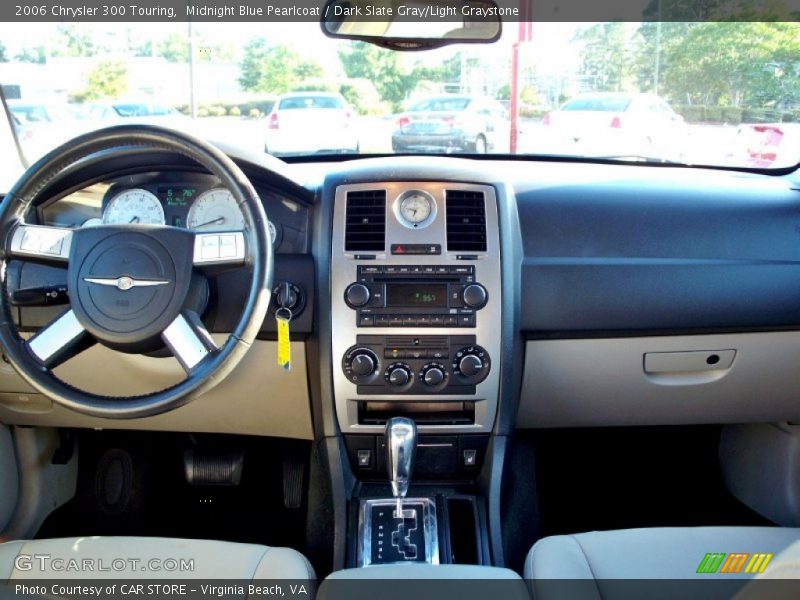 Midnight Blue Pearlcoat / Dark Slate Gray/Light Graystone 2006 Chrysler 300 Touring