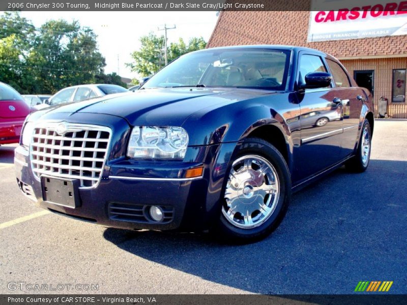 Midnight Blue Pearlcoat / Dark Slate Gray/Light Graystone 2006 Chrysler 300 Touring