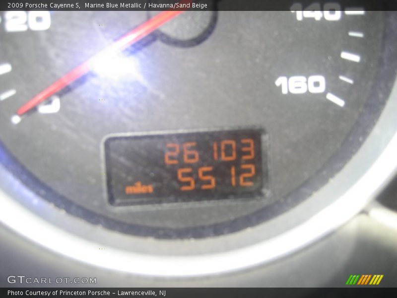 Marine Blue Metallic / Havanna/Sand Beige 2009 Porsche Cayenne S