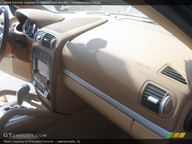 Marine Blue Metallic / Havanna/Sand Beige 2009 Porsche Cayenne S