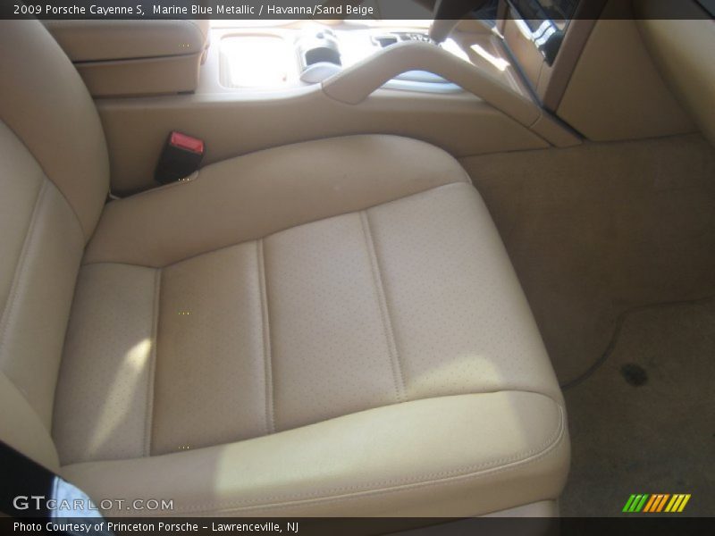 Marine Blue Metallic / Havanna/Sand Beige 2009 Porsche Cayenne S