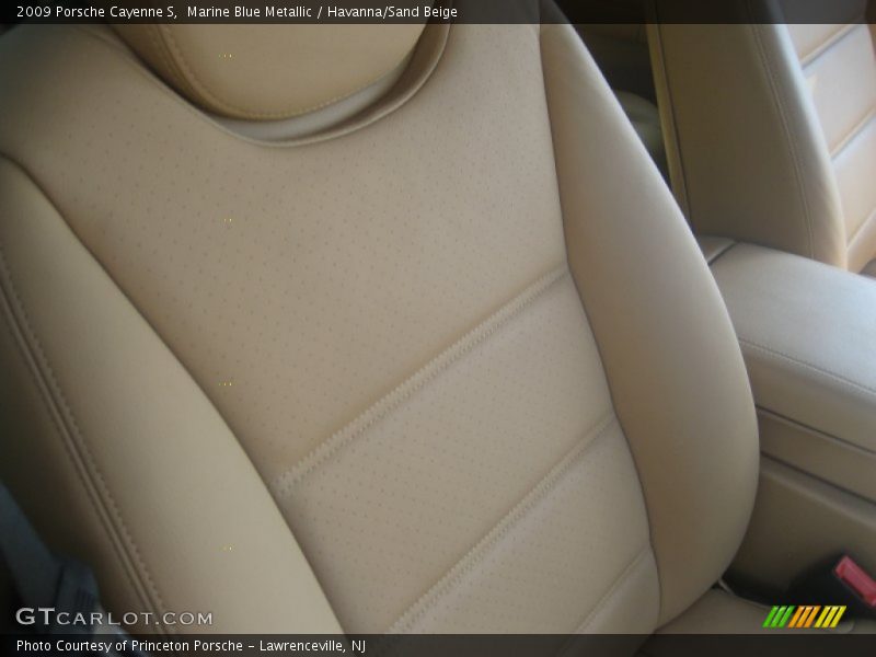Marine Blue Metallic / Havanna/Sand Beige 2009 Porsche Cayenne S