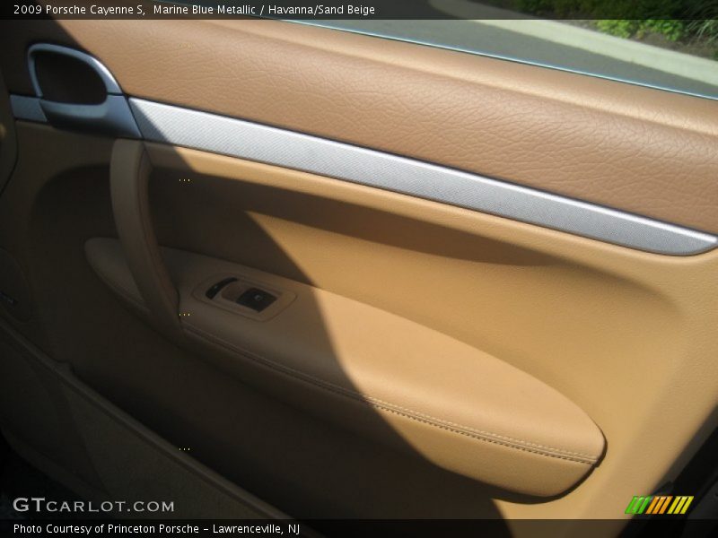 Marine Blue Metallic / Havanna/Sand Beige 2009 Porsche Cayenne S