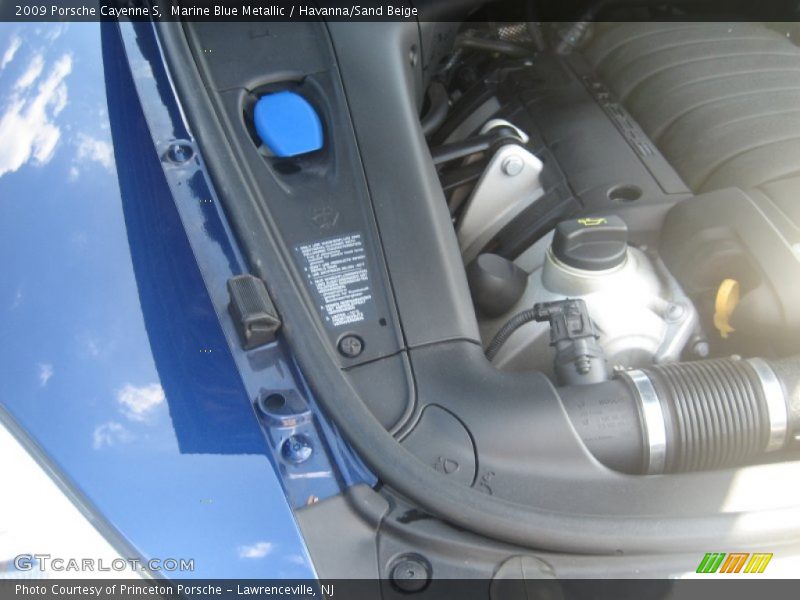Marine Blue Metallic / Havanna/Sand Beige 2009 Porsche Cayenne S