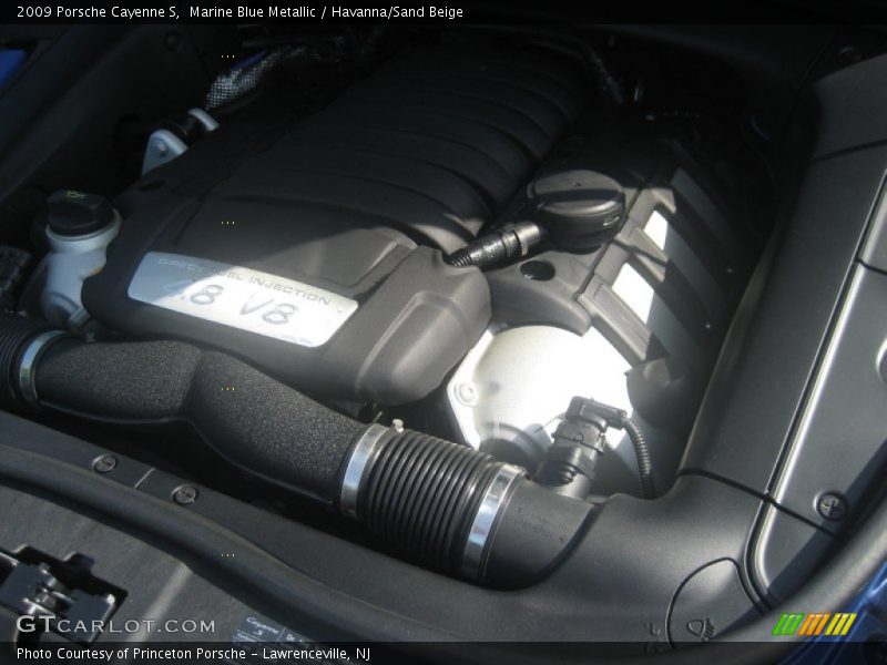 Marine Blue Metallic / Havanna/Sand Beige 2009 Porsche Cayenne S