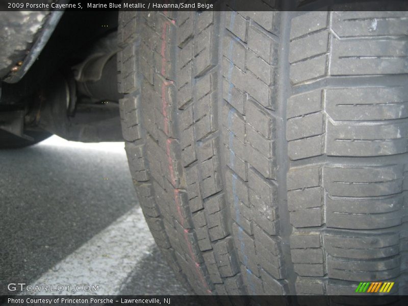 Marine Blue Metallic / Havanna/Sand Beige 2009 Porsche Cayenne S