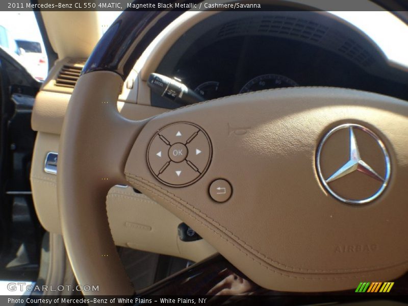 Magnetite Black Metallic / Cashmere/Savanna 2011 Mercedes-Benz CL 550 4MATIC