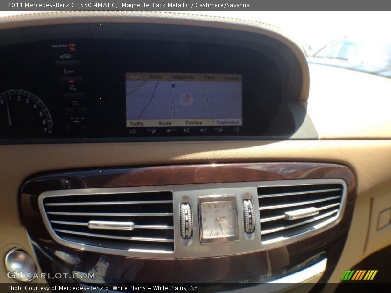 Magnetite Black Metallic / Cashmere/Savanna 2011 Mercedes-Benz CL 550 4MATIC
