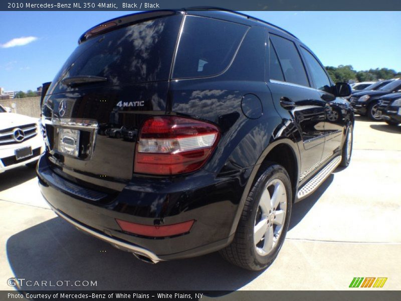 Black / Black 2010 Mercedes-Benz ML 350 4Matic