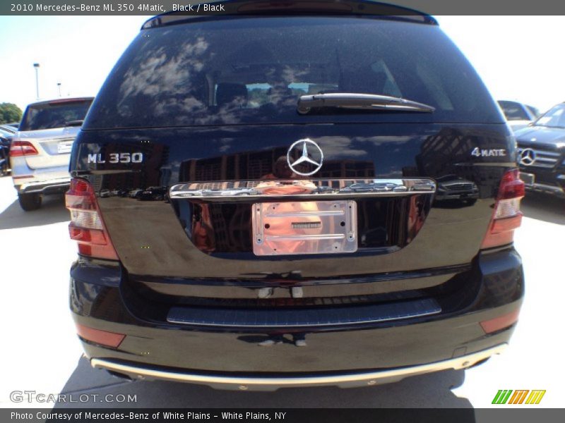 Black / Black 2010 Mercedes-Benz ML 350 4Matic