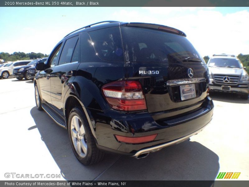 Black / Black 2010 Mercedes-Benz ML 350 4Matic