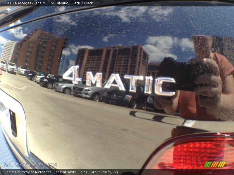 Black / Black 2010 Mercedes-Benz ML 350 4Matic
