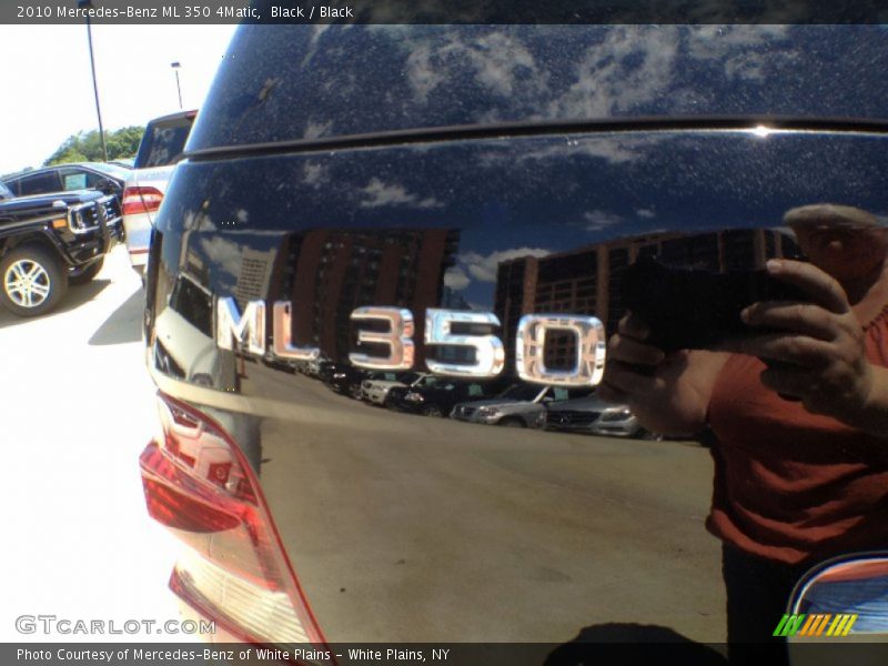 Black / Black 2010 Mercedes-Benz ML 350 4Matic