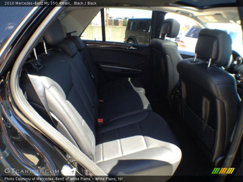 Black / Black 2010 Mercedes-Benz ML 350 4Matic