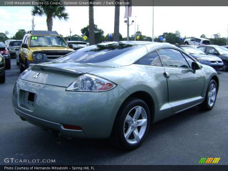 Optimist Green Metallic / Dark Charcoal 2008 Mitsubishi Eclipse GS Coupe