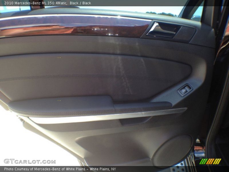 Black / Black 2010 Mercedes-Benz ML 350 4Matic