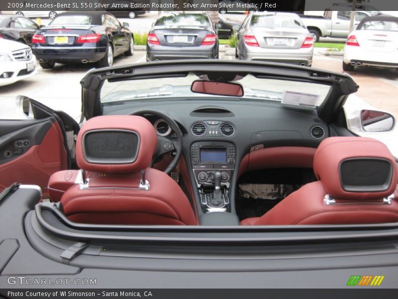  2009 SL 550 Silver Arrow Edition Roadster Red Interior