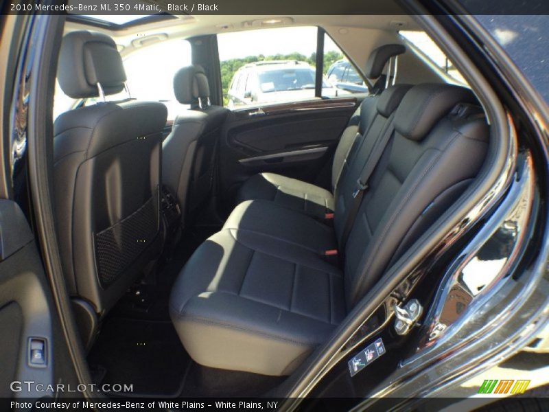 Black / Black 2010 Mercedes-Benz ML 350 4Matic