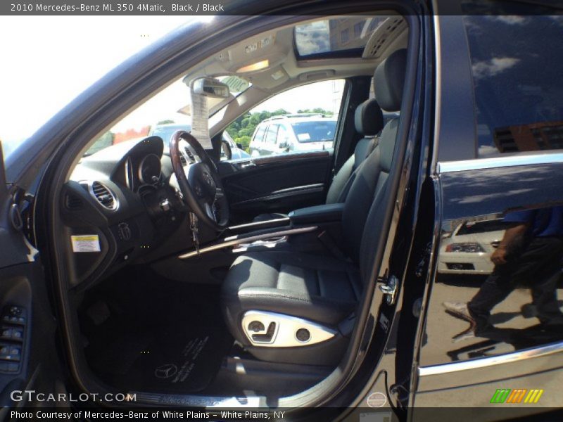 Black / Black 2010 Mercedes-Benz ML 350 4Matic