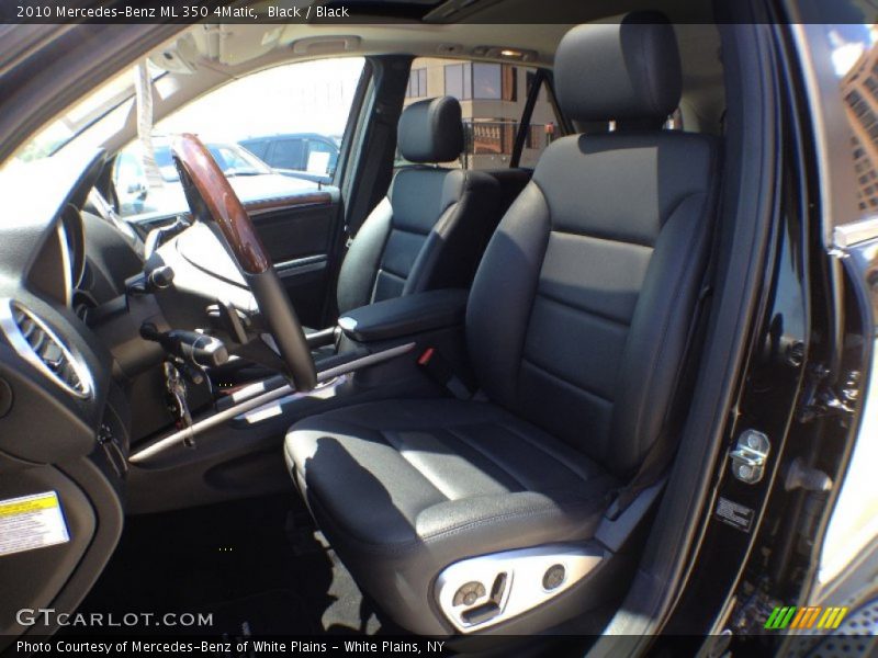 Black / Black 2010 Mercedes-Benz ML 350 4Matic