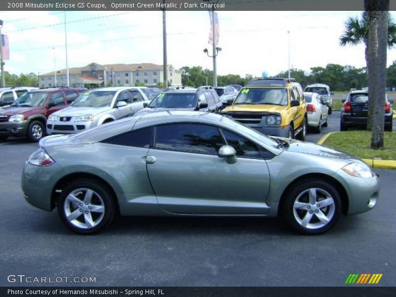 Optimist Green Metallic / Dark Charcoal 2008 Mitsubishi Eclipse GS Coupe