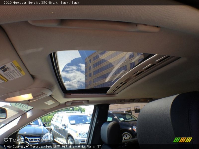 Black / Black 2010 Mercedes-Benz ML 350 4Matic