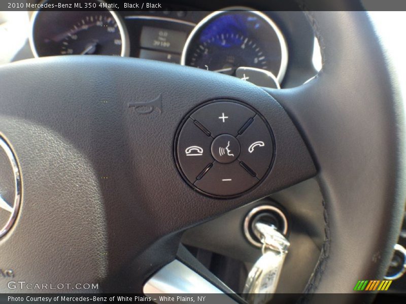 Black / Black 2010 Mercedes-Benz ML 350 4Matic