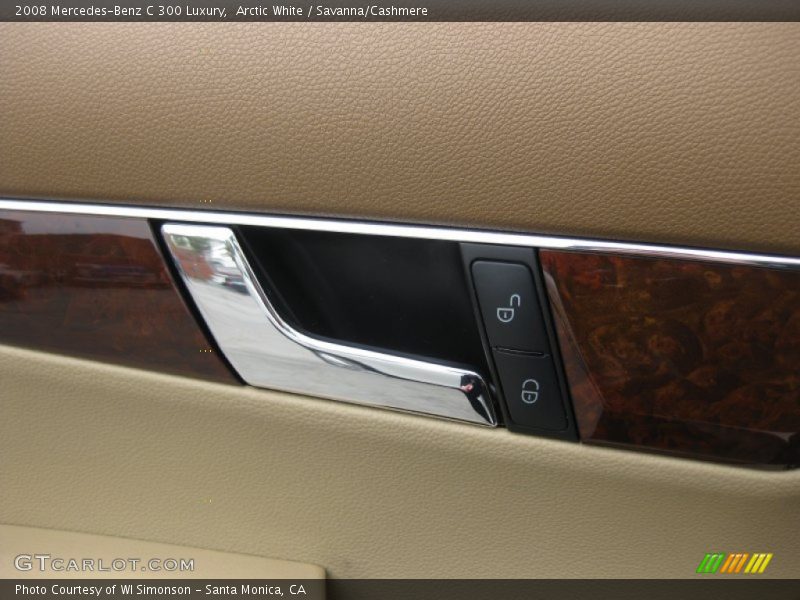 Arctic White / Savanna/Cashmere 2008 Mercedes-Benz C 300 Luxury