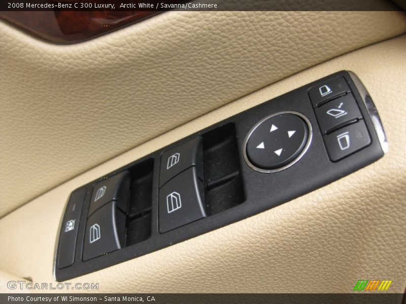 Arctic White / Savanna/Cashmere 2008 Mercedes-Benz C 300 Luxury