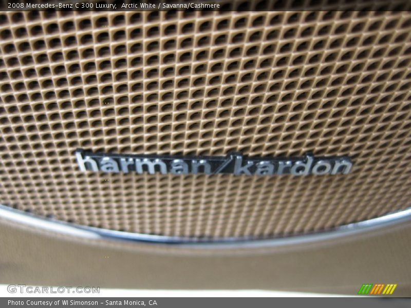 Arctic White / Savanna/Cashmere 2008 Mercedes-Benz C 300 Luxury