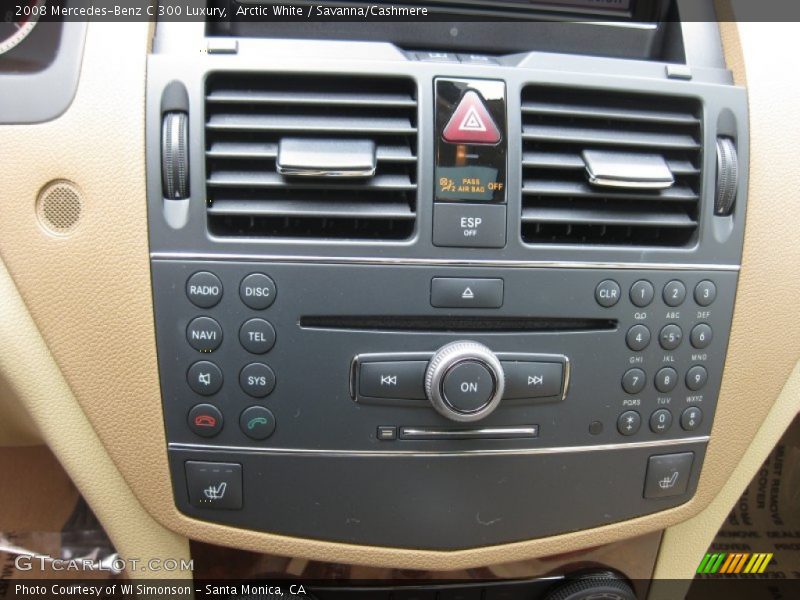 Arctic White / Savanna/Cashmere 2008 Mercedes-Benz C 300 Luxury