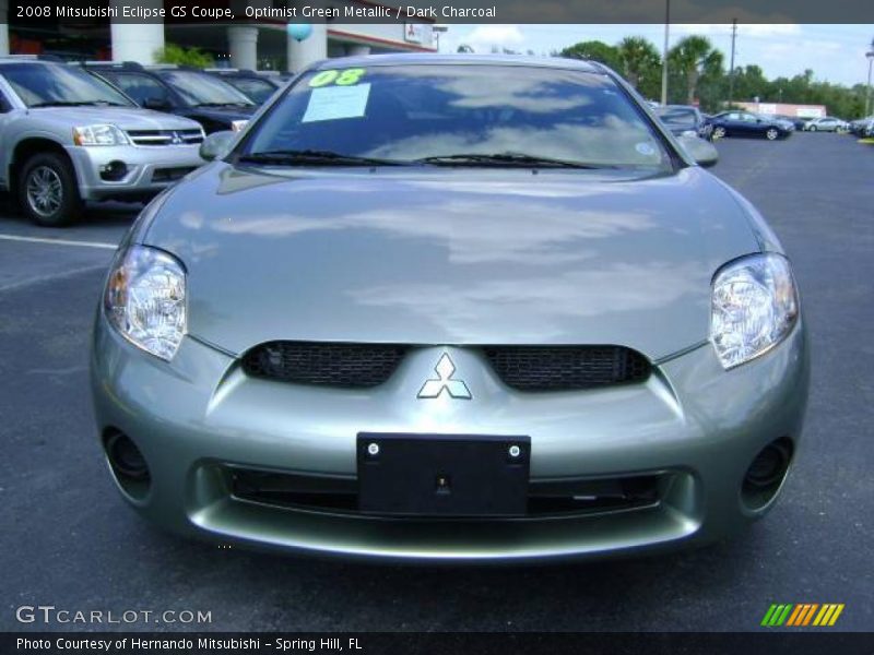 Optimist Green Metallic / Dark Charcoal 2008 Mitsubishi Eclipse GS Coupe