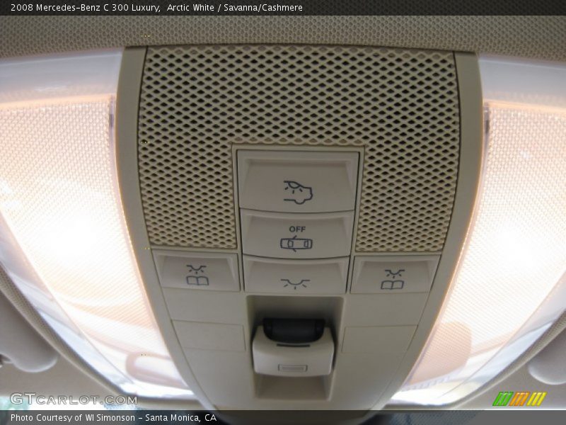 Arctic White / Savanna/Cashmere 2008 Mercedes-Benz C 300 Luxury