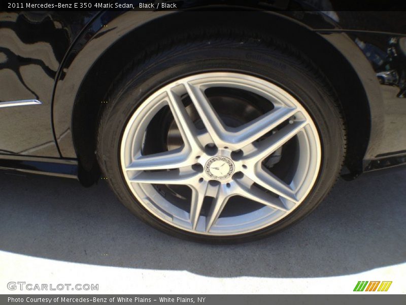 Black / Black 2011 Mercedes-Benz E 350 4Matic Sedan