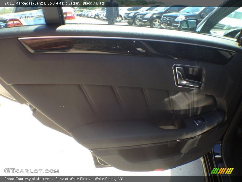 Black / Black 2011 Mercedes-Benz E 350 4Matic Sedan