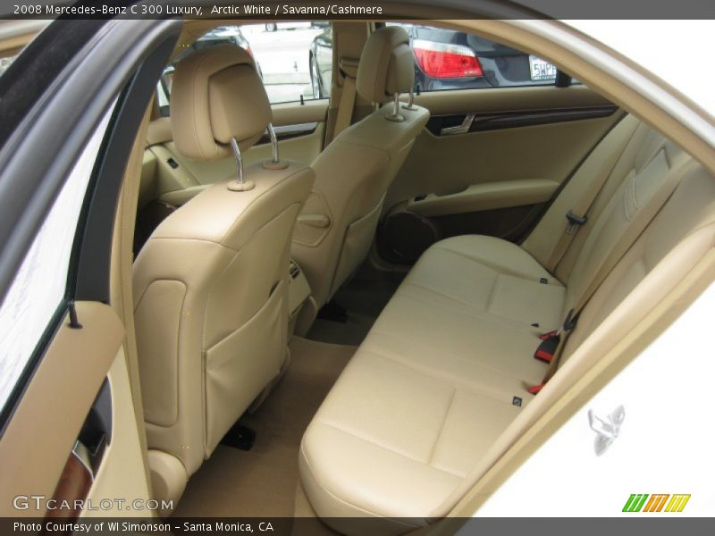 Arctic White / Savanna/Cashmere 2008 Mercedes-Benz C 300 Luxury