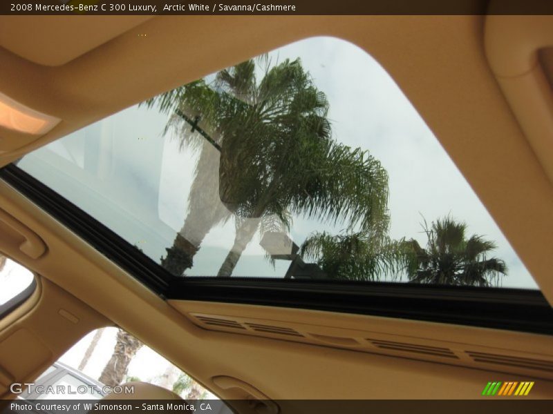 Arctic White / Savanna/Cashmere 2008 Mercedes-Benz C 300 Luxury