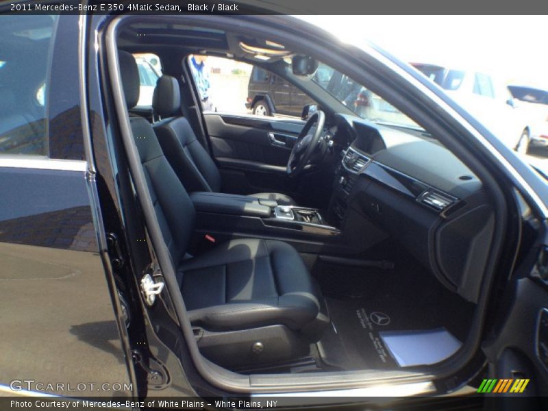 Black / Black 2011 Mercedes-Benz E 350 4Matic Sedan