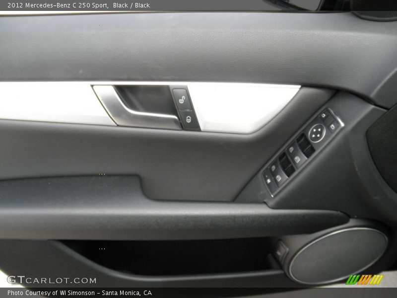 Black / Black 2012 Mercedes-Benz C 250 Sport