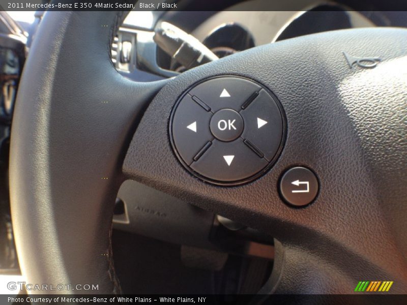 Black / Black 2011 Mercedes-Benz E 350 4Matic Sedan