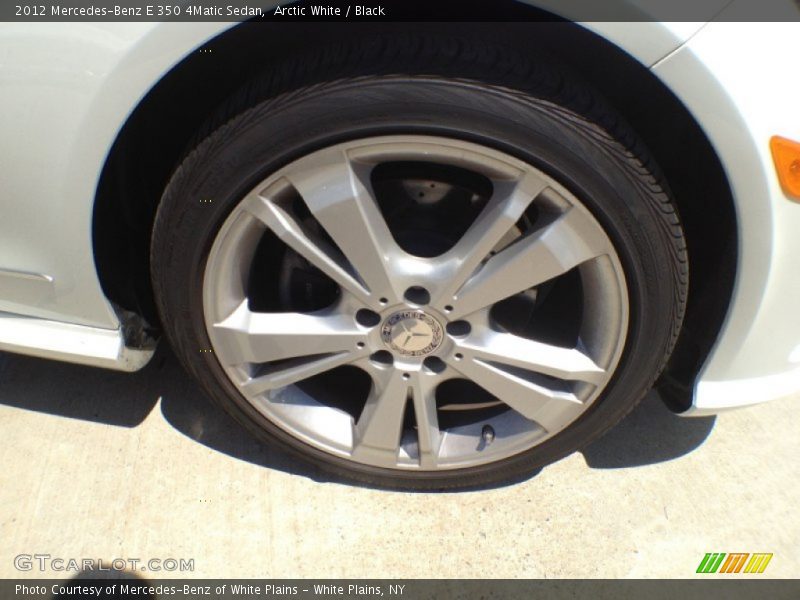 Arctic White / Black 2012 Mercedes-Benz E 350 4Matic Sedan